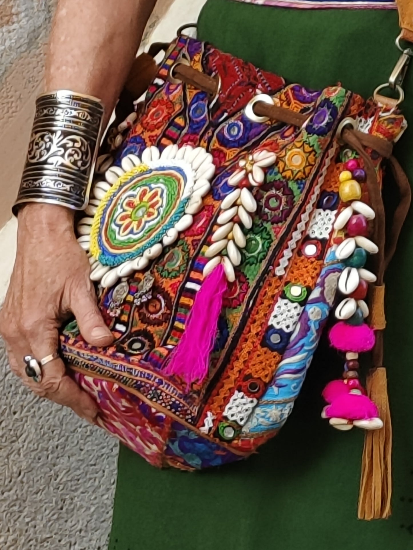 Mochila piel old Banjara