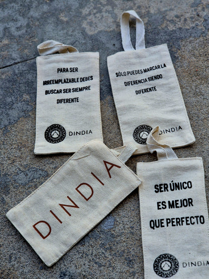 Tag perchas tela DINDIA