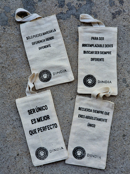 Tag perchas tela DINDIA