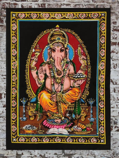 Tapiz dioses Ganesha 80x110 cm