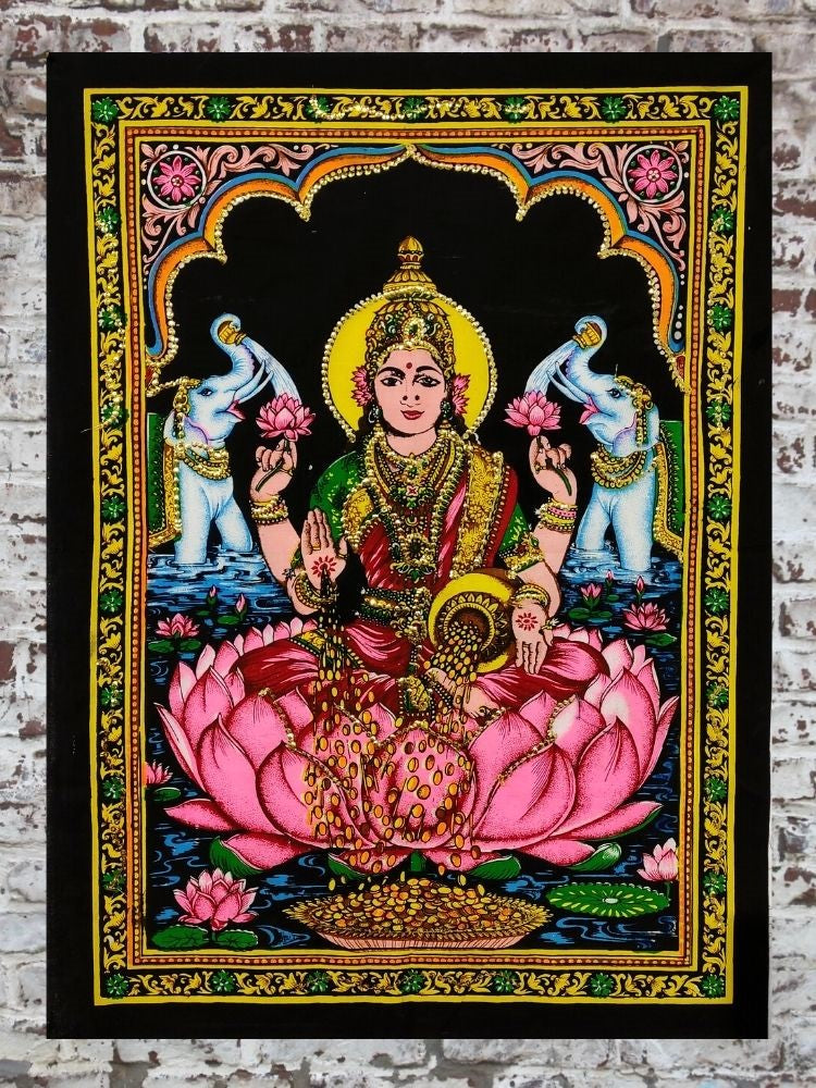 Tapiz dioses Lakshmi 60x75 cm