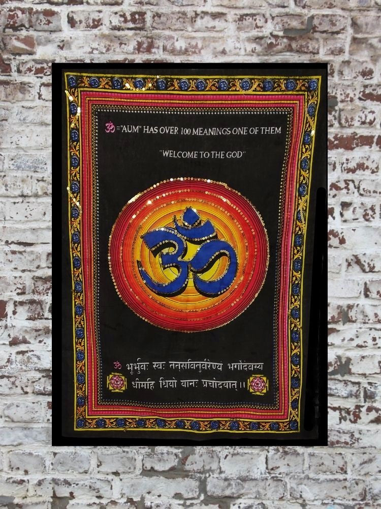 Tapiz dioses Om 60x75 cm