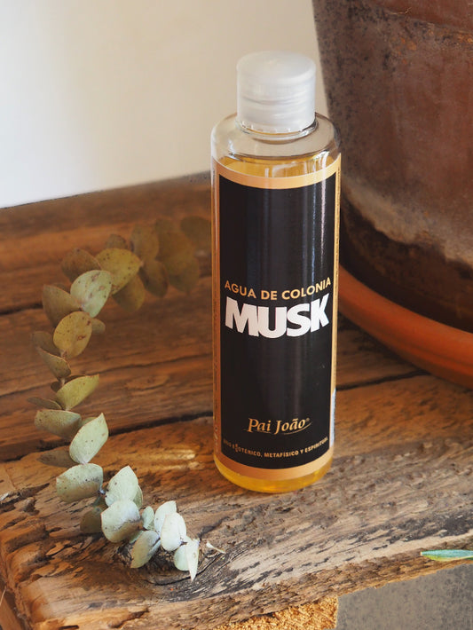 Agua de colonia Musk, hecho a mano en la India