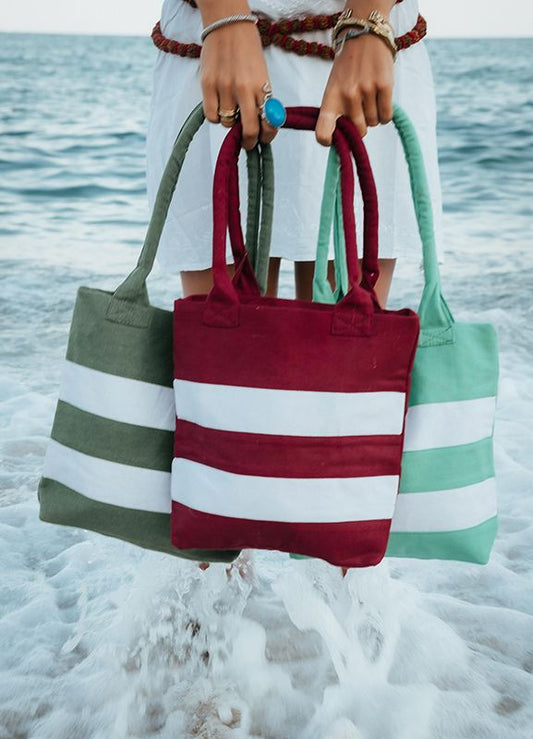 Bolso playero mini Boat, detalle 2