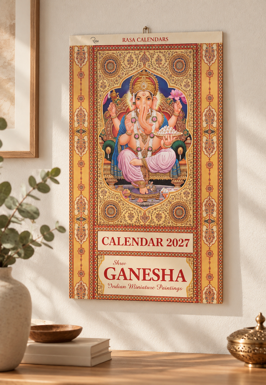 Calendario FELIZ 2027, hecho a mano en la India