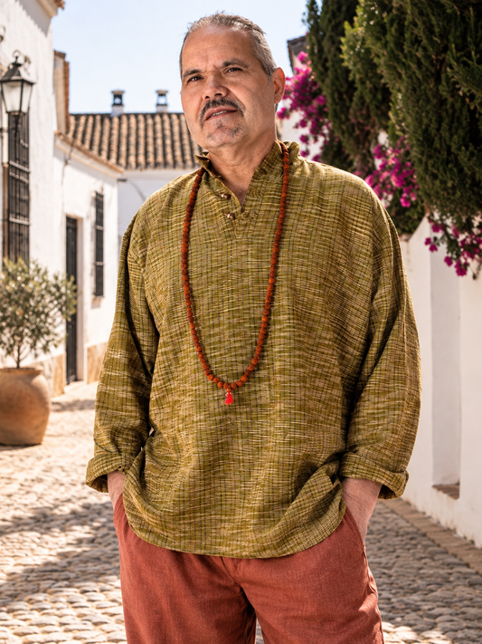 Camisa Racua, hecho a mano en la India