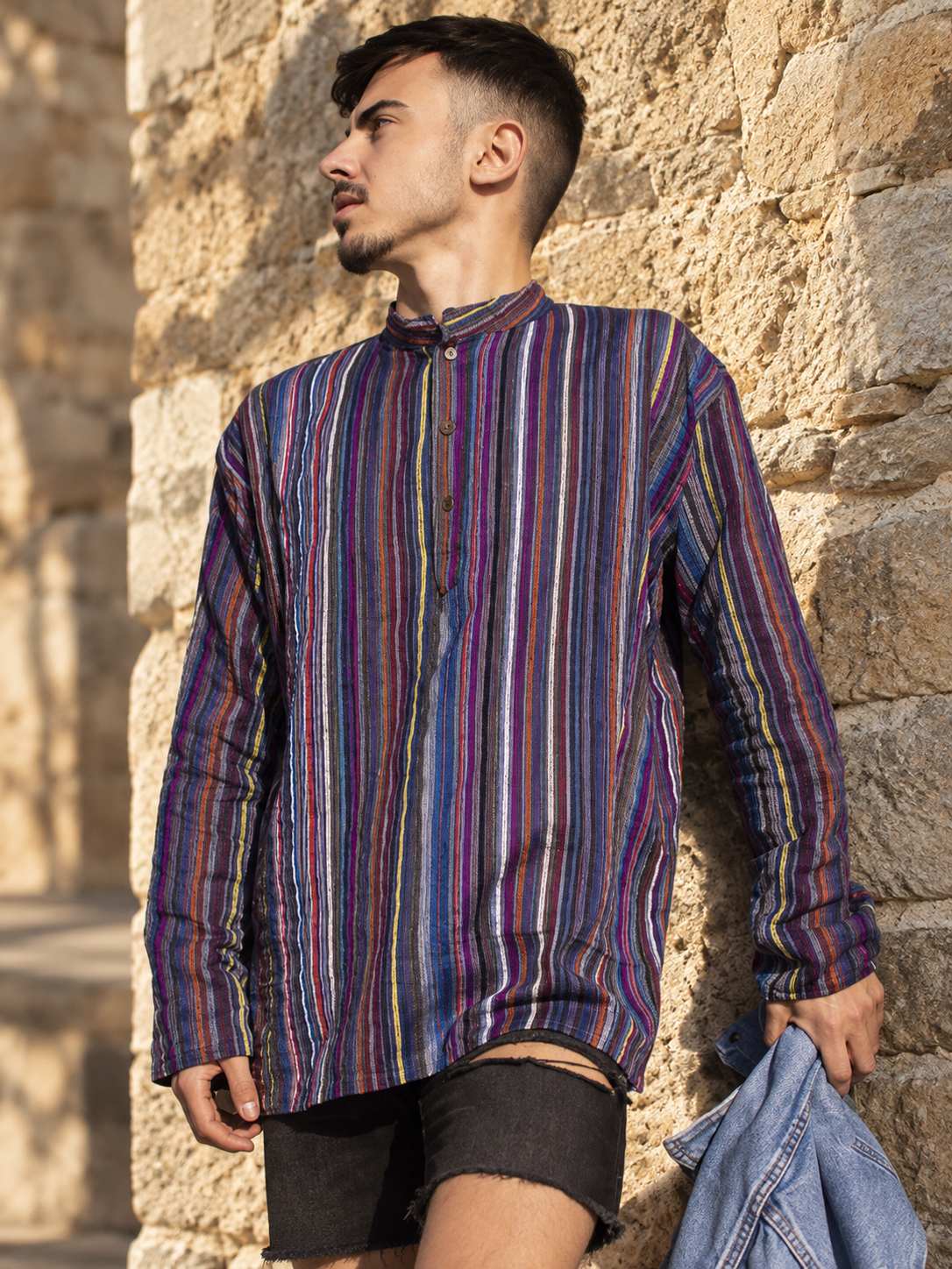 Camisa Rayasl, detalle 2