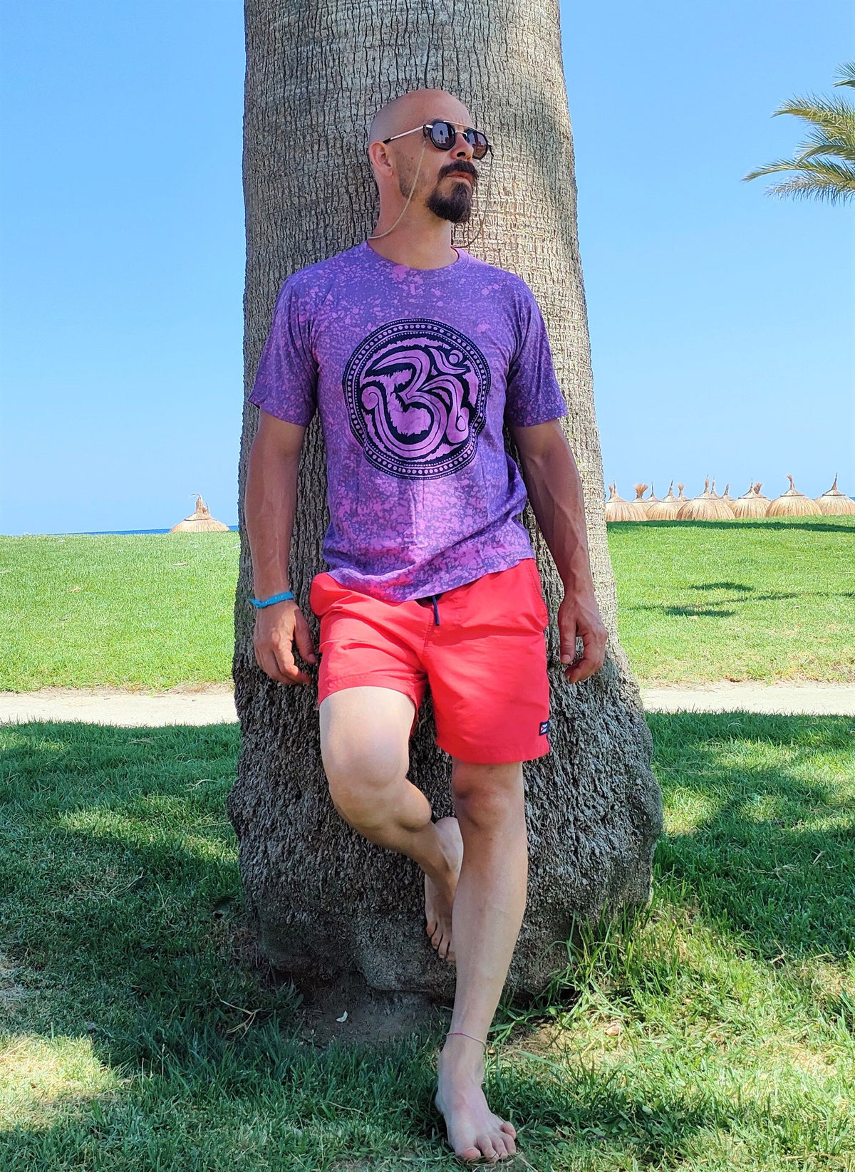 Camiseta Batik con deidades, detalle 7