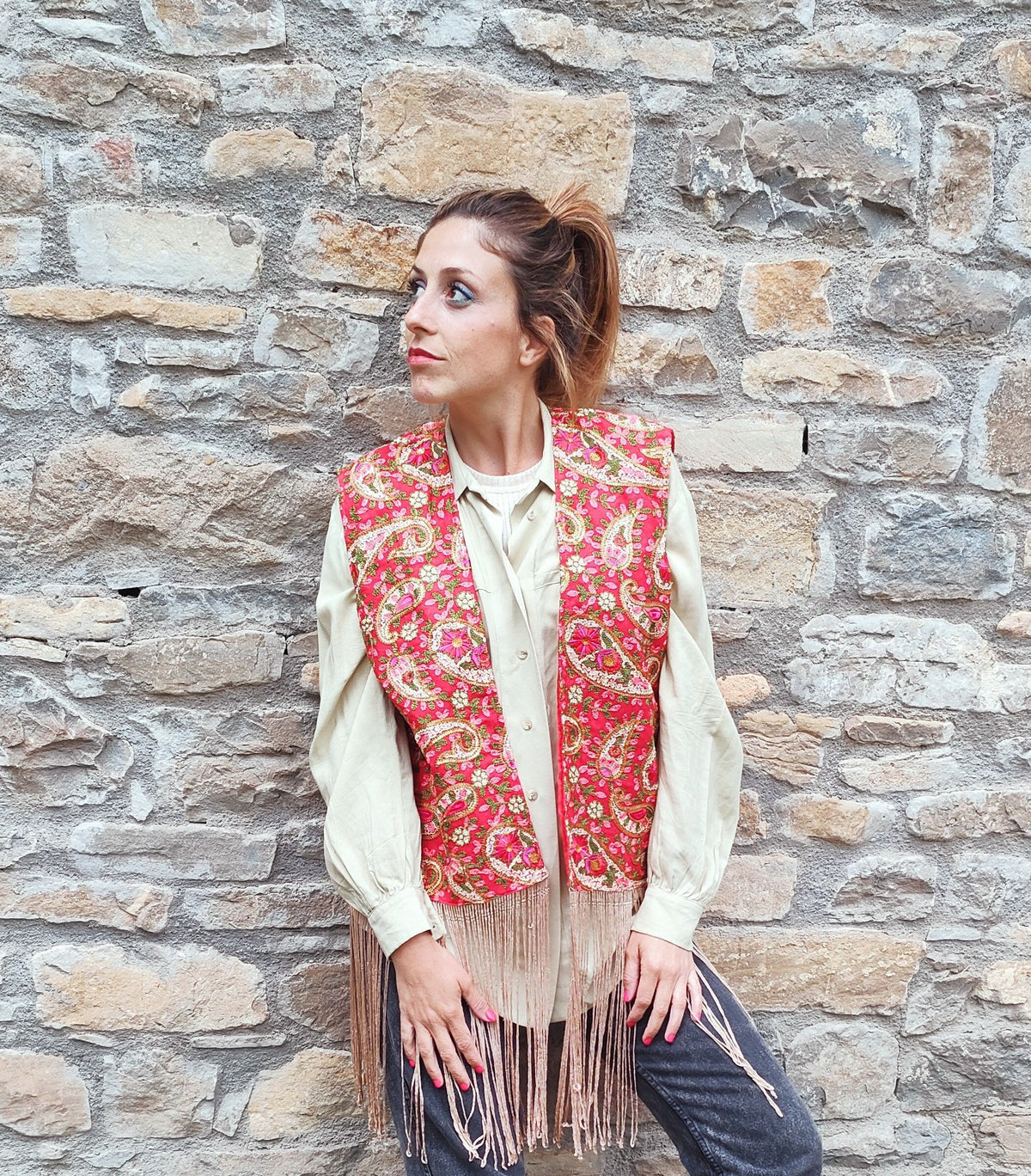 Chaleco Hoodie, detalle 6