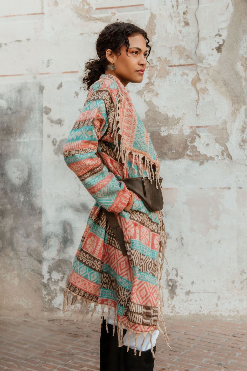 Chaqueta Fleshawl larga