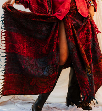 Bufanda Shawl Amplia Tridye