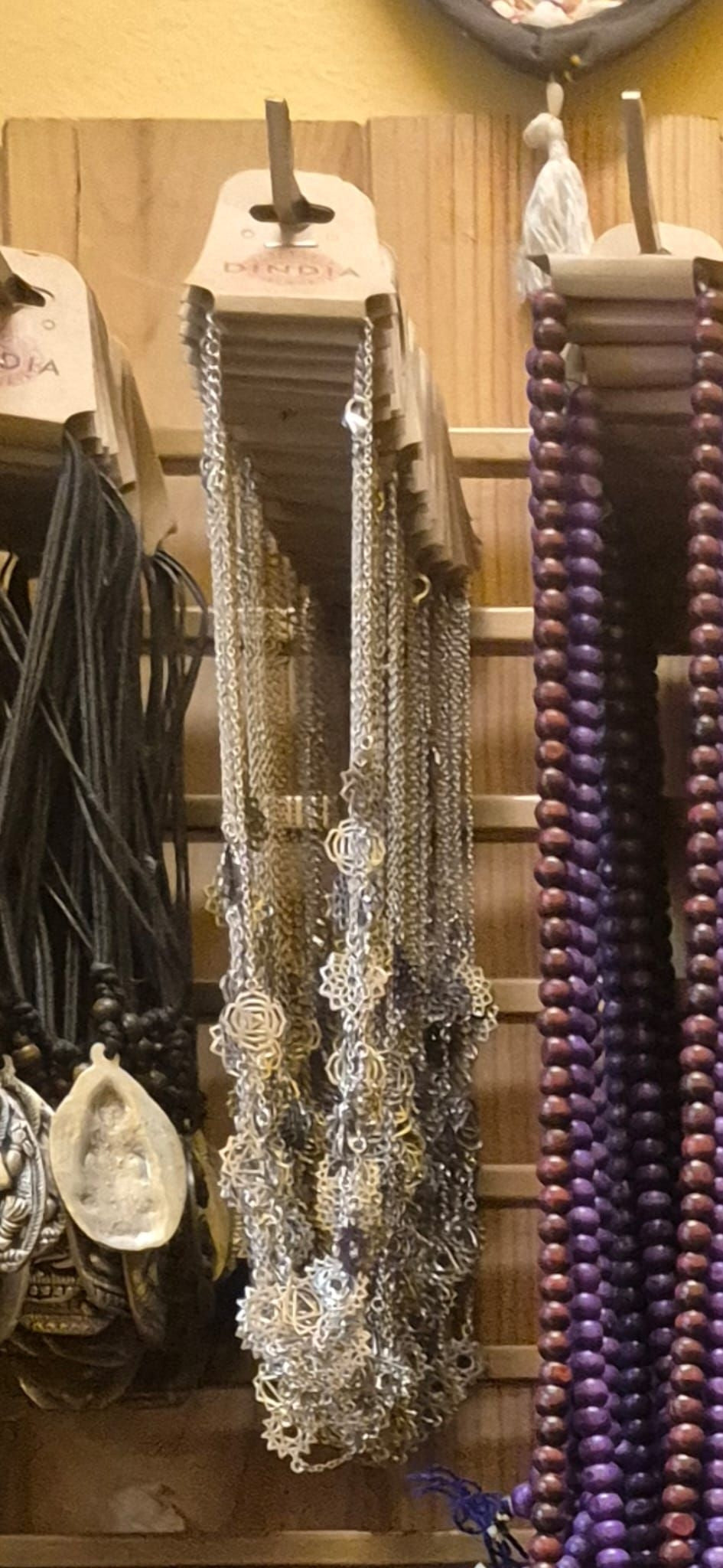 Collar 7 Chakras plateado