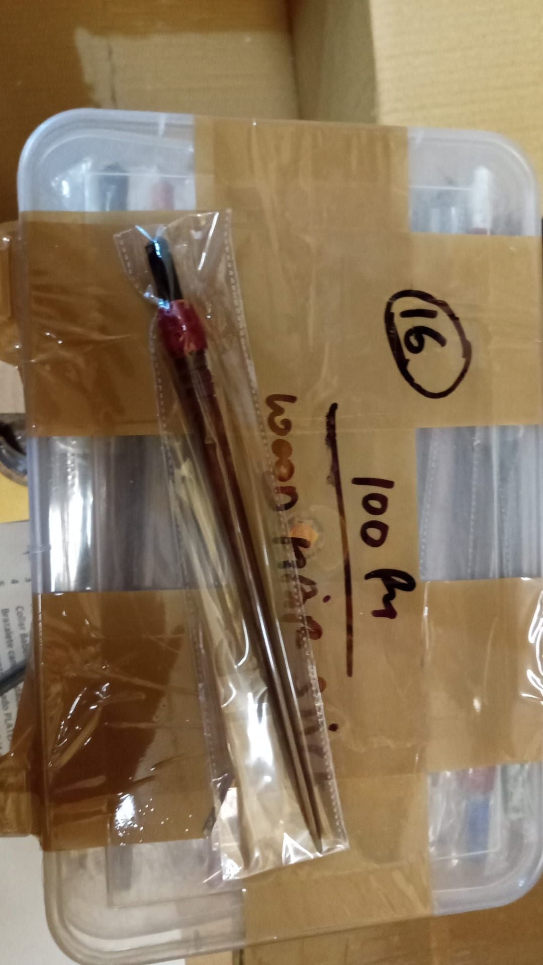 Péndulo mineral Hair Stick Aguja