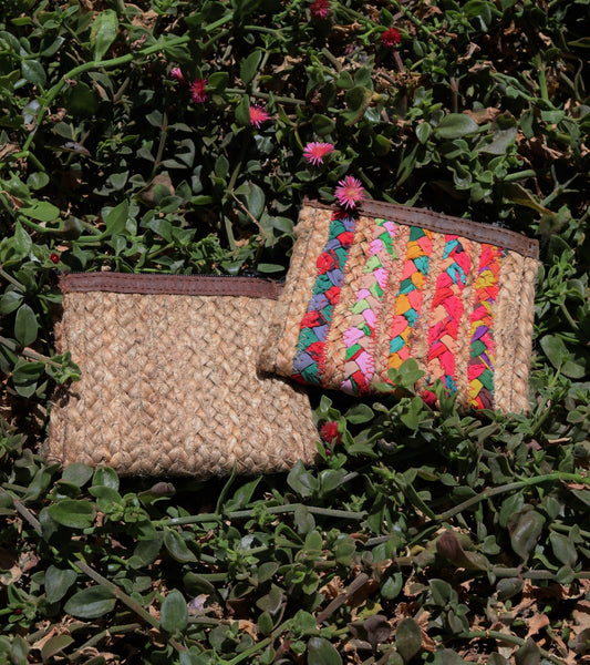 Monedero yute multicolor