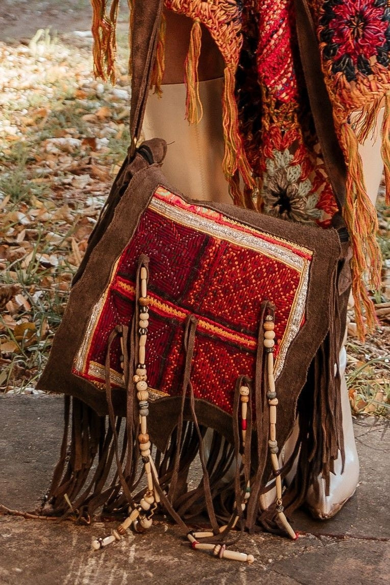 Bolso camelot piel con banjara