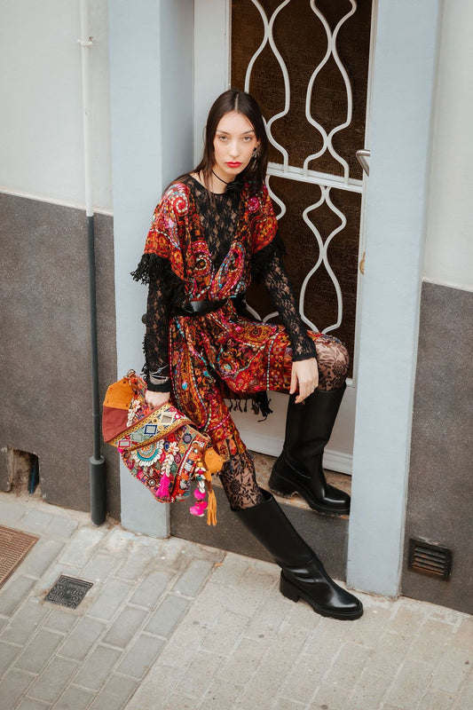 Kimono Uma Embrodery, detalle 2
