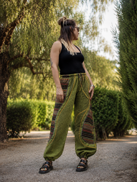 Pantalón Hippee, hecho a mano en la India