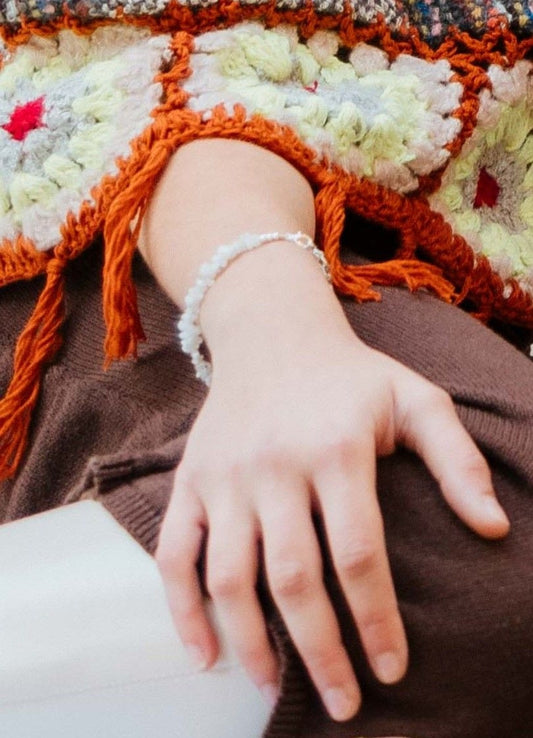 Pulsera mineral shudd, hecho a mano en la India