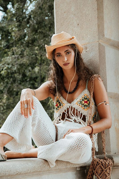 Top Crochet con flecos, detalle 7