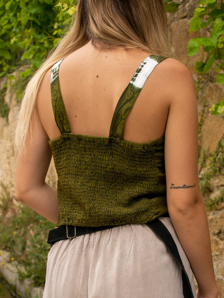 Top Embrodery Tie-dye, detalle 3