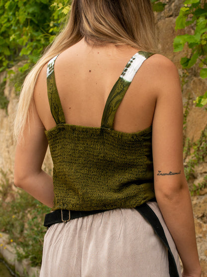 Top Embrodery Tie-dye, detalle 3